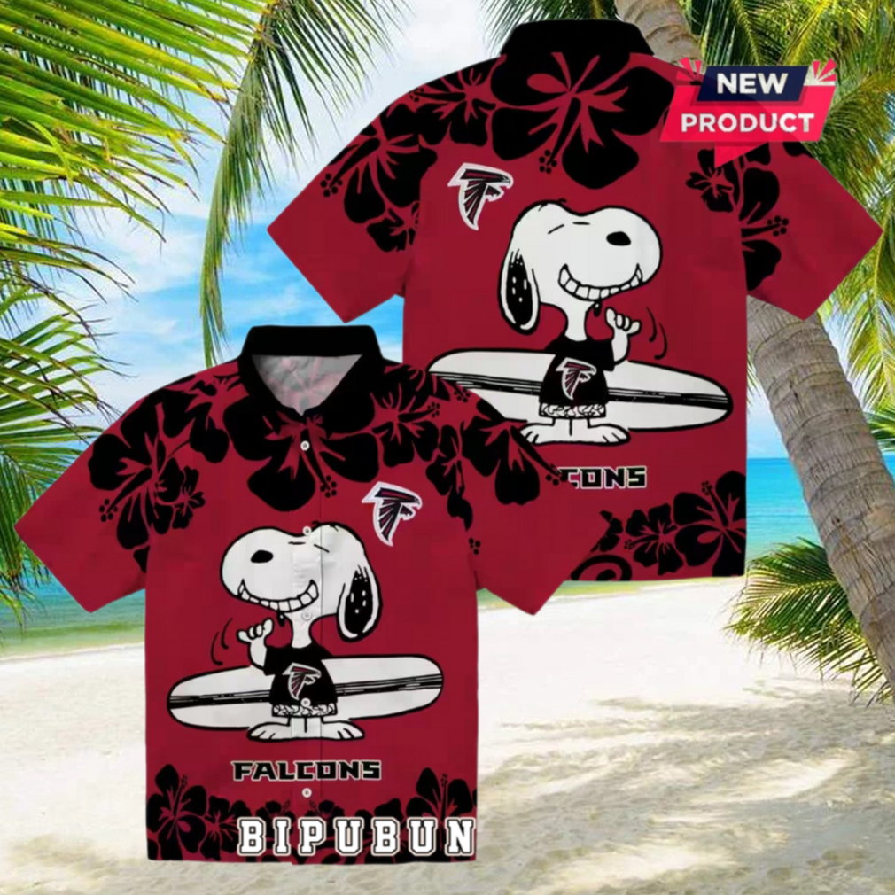 Atlanta Falcons Snoopy Surf Hawaiian Shirt Atlanta Falcons Snoopy Surf Hawaiian Shirt