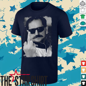 Dale Earnhardt Nascar Winston Cup Series middle finger 90s vintage shirt