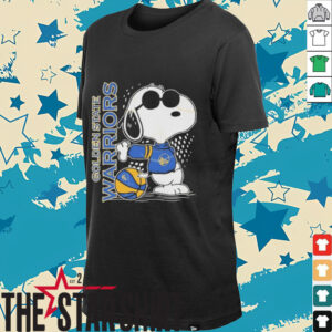 Snoopy Fan Golden State Warriors x The Peanuts T shirts