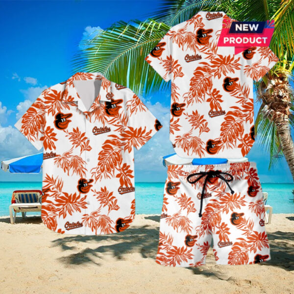 Baltimore Orioles Beach Outfit Hawaiian Shirt