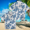Dallas Cowboys Palm Horizon Blue Hawaiian Shirt