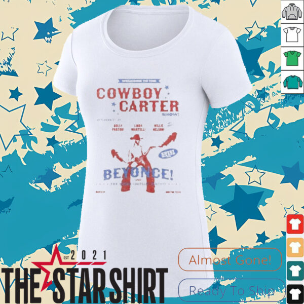 Beyonce Cowboy Carter Vintage Tour T Shirt