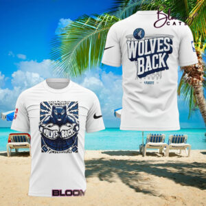 Minnesota Timberwolves “Wolves back” Play Off 2025 T shirt