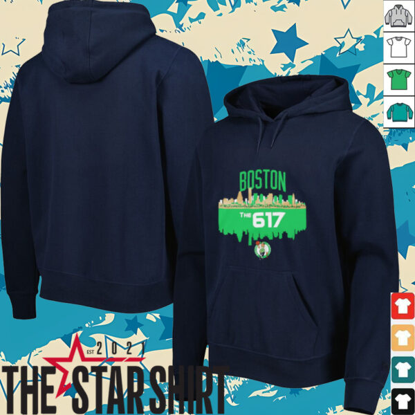 Boston Celtics the 617 skyline shirt