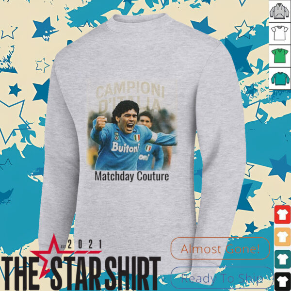 Campioni D’Italia Diego Maradona S.S.C. Napoli Matchday Couture shirt