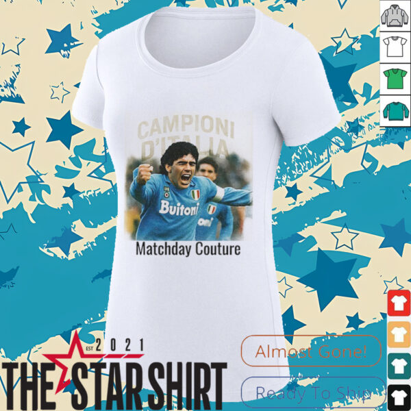 Campioni D’Italia Diego Maradona S.S.C. Napoli Matchday Couture shirt