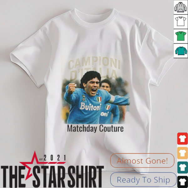 Campioni D’Italia Diego Maradona S.S.C. Napoli Matchday Couture shirt