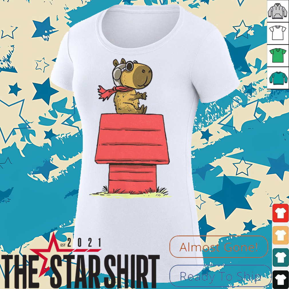 Capybara X Snoopy’s Red Baron Snoopybara shirt Capybara X Snoopy’s Red Baron Snoopybara shirt