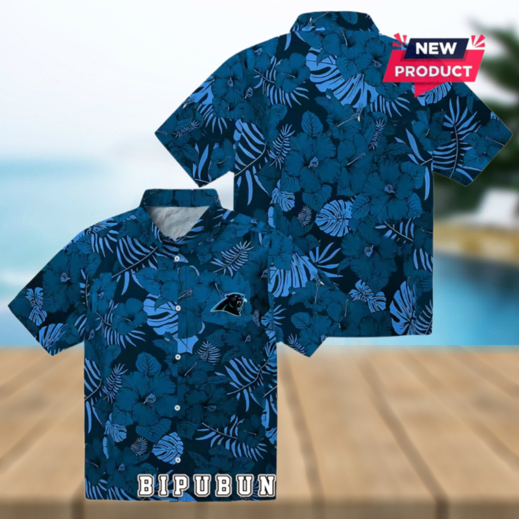 Carolina Panthers Jungle Vibes Hawaiian Shirt Carolina Panthers Jungle Vibes Hawaiian Shirt