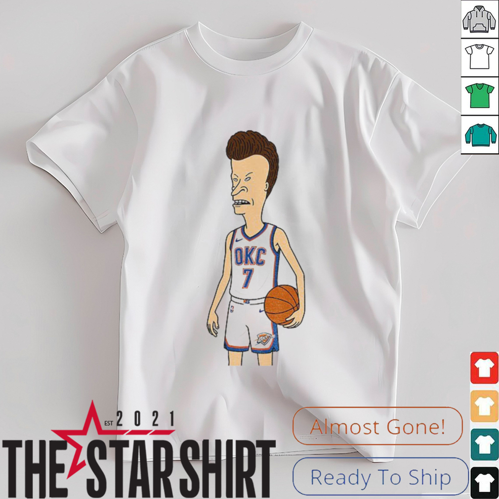 Chet Holmgren Beavis #7 OKC Thunder shirt Chet Holmgren Beavis #7 OKC Thunder shirt