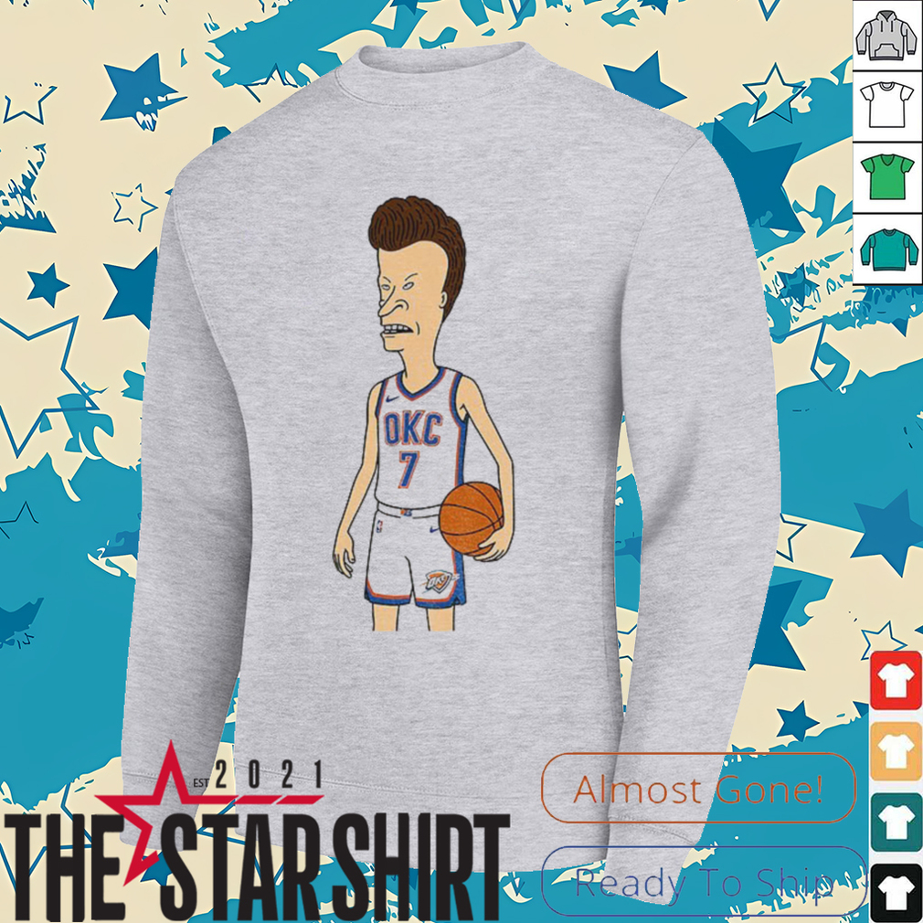 Chet Holmgren Beavis #7 OKC Thunder shirt Chet Holmgren Beavis #7 OKC Thunder shirt