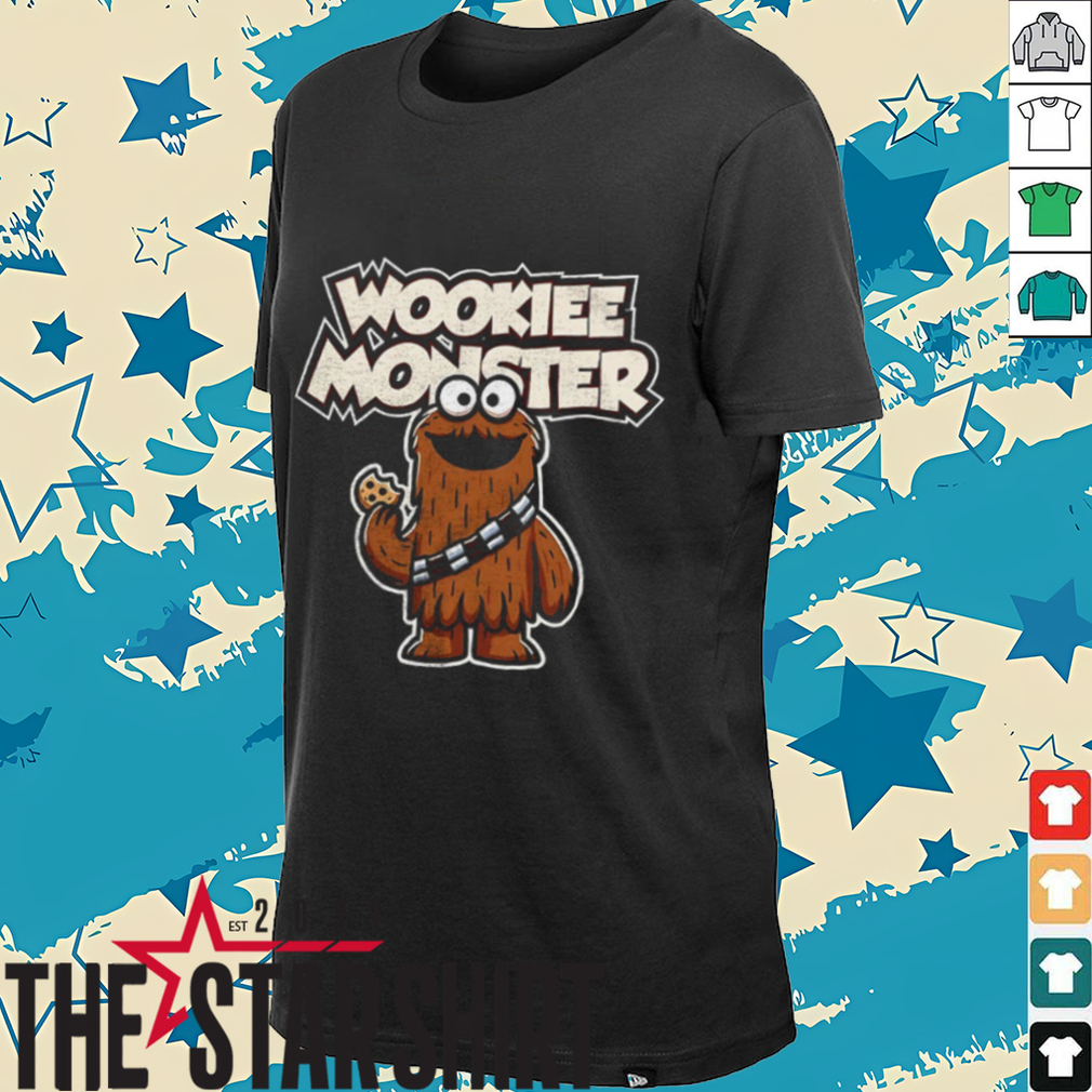 Chewbacca and Cookie Monster Wookiee Monster mashup shirt Chewbacca and Cookie Monster Wookiee Monster mashup shirt