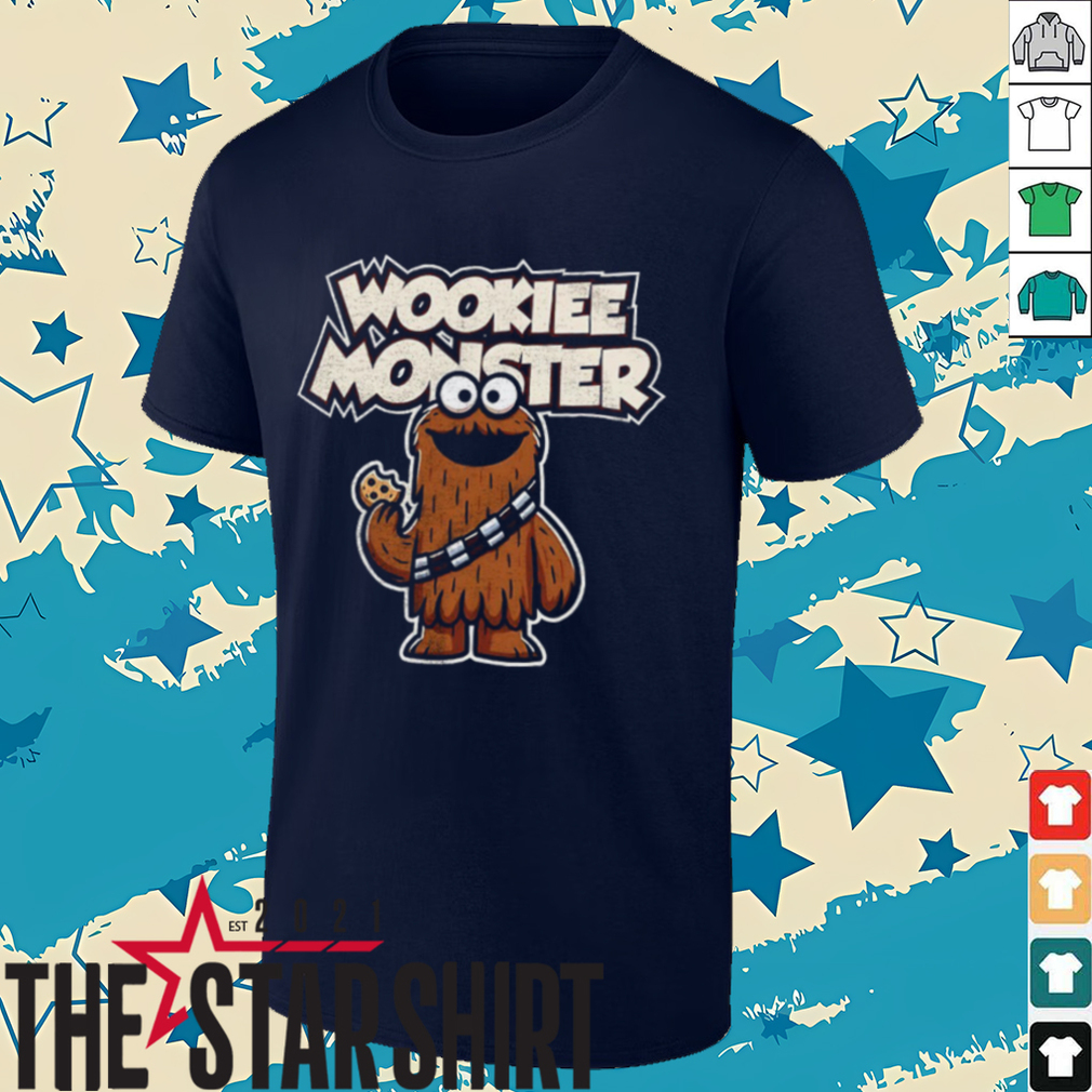 Chewbacca and Cookie Monster Wookiee Monster mashup shirt Chewbacca and Cookie Monster Wookiee Monster mashup shirt