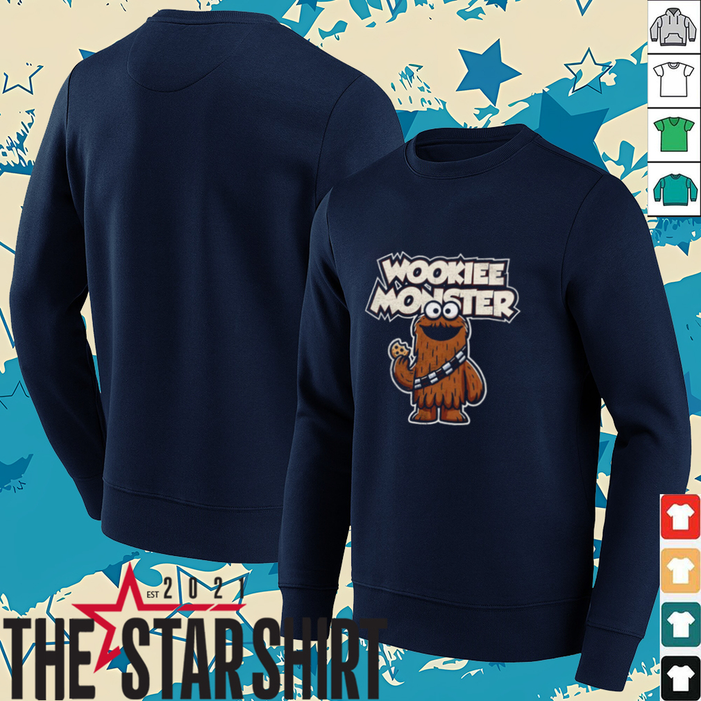 Chewbacca and Cookie Monster Wookiee Monster mashup shirt Chewbacca and Cookie Monster Wookiee Monster mashup shirt