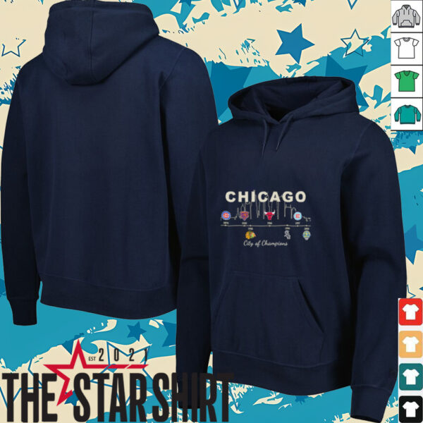 Chicago Sports History City of Champions shirt