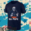 Chicago’s Pope Leo XIV Da Pope holding beer and hotdog shirt