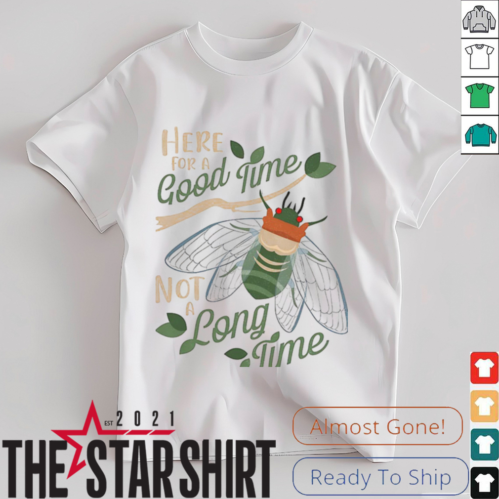 Cicadas here for a good time not a long time shirt Cicadas here for a good time not a long time shirt