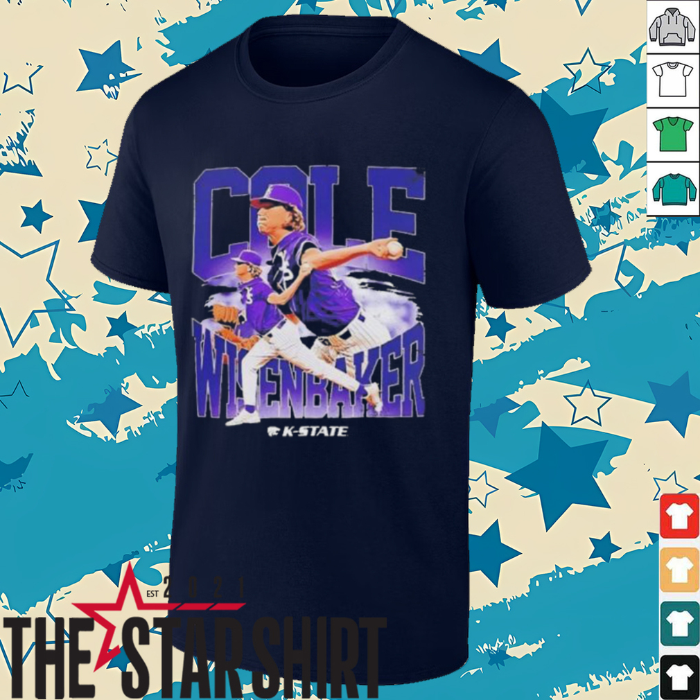 Cole Wisenbaker Kansas State Baseball Player Collage T Shirt Cole Wisenbaker Kansas State Baseball Player Collage T Shirt