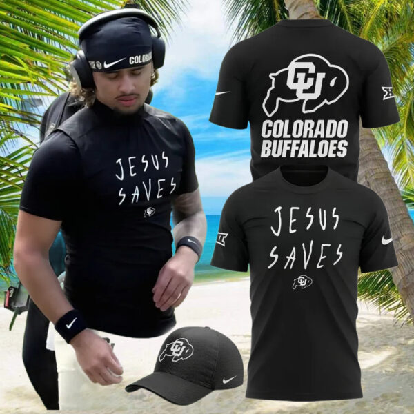 Colorado Buffaloes Jesus Saves Black Nike T Shirt Unique Gifts For Husband