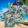 Dallas Cowboys Palm Horizon Blue Hawaiian Shirt