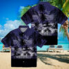 Georgia Southern Eagles Palm Horizon Blue Hawaiian Shirt