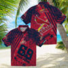 Custom Team Red St. Louis Cardinals Hawaiian Shirt   MLB Star Stripes Design for Summer Parties