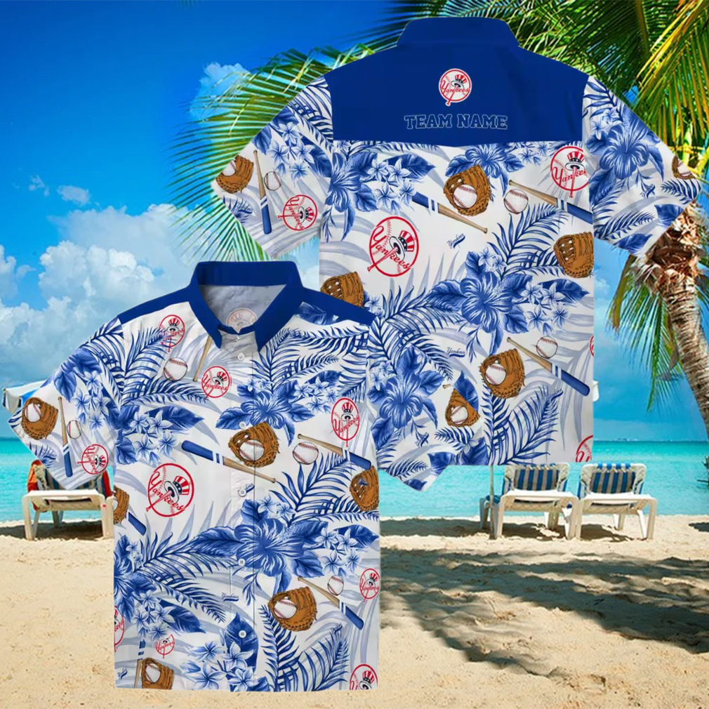 Custom Tropical New York Yankees Aloha Shirt MLB Fan Gift for Summer, Beach & Tailgate Custom Tropical New York Yankees Aloha Shirt MLB Fan Gift for Summer, Beach & Tailgate
