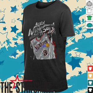 Allen Iverson 3 Philadelphia 76er the answer signature shirt