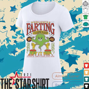 The International Farting Federation Worldwide Farting Championship Let It Rip Zurich Switzerland 1994 Brian Robert Jones T shirts
