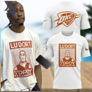 Oklahoma City Thunder x Lu Dort White T Shirt Best Gifts For Him