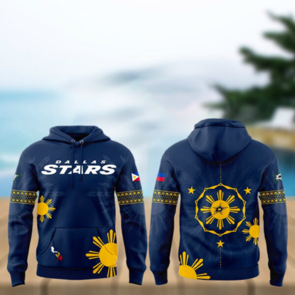 Dallas Stars Filipino Heritage Day 2025 Hoodie