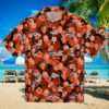Shop Kansas City Royals Hawaiian Shirt   Aloha Flamingo Tropical Palm Blue Green