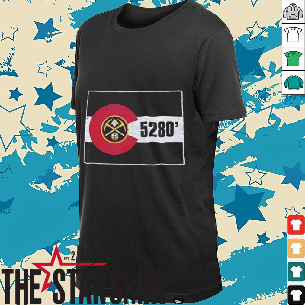 Denver Nuggets 5280′ logo shirt Denver Nuggets 5280′ logo shirt