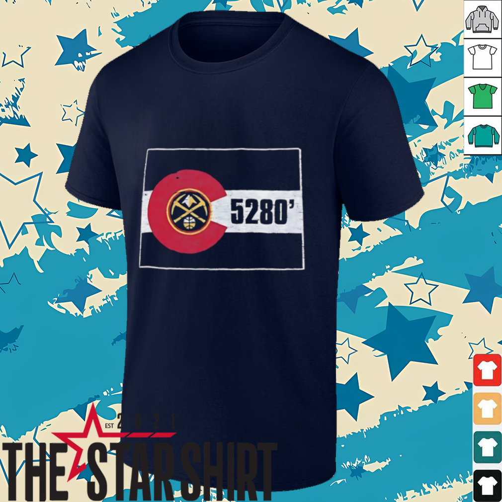 Denver Nuggets 5280′ logo shirt Denver Nuggets 5280′ logo shirt