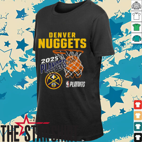 Denver Nuggets Nba Playoffs Official Postseason Basketball Shirt