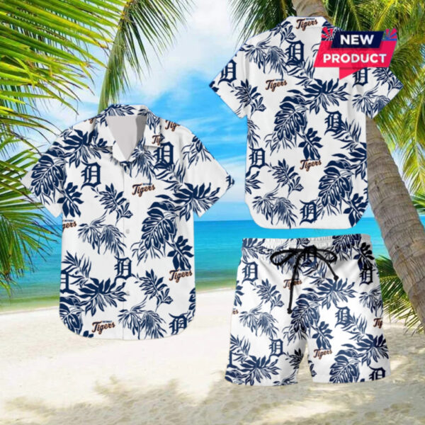 Detroit Tigers Beach Outfit Hawaiian Shirt