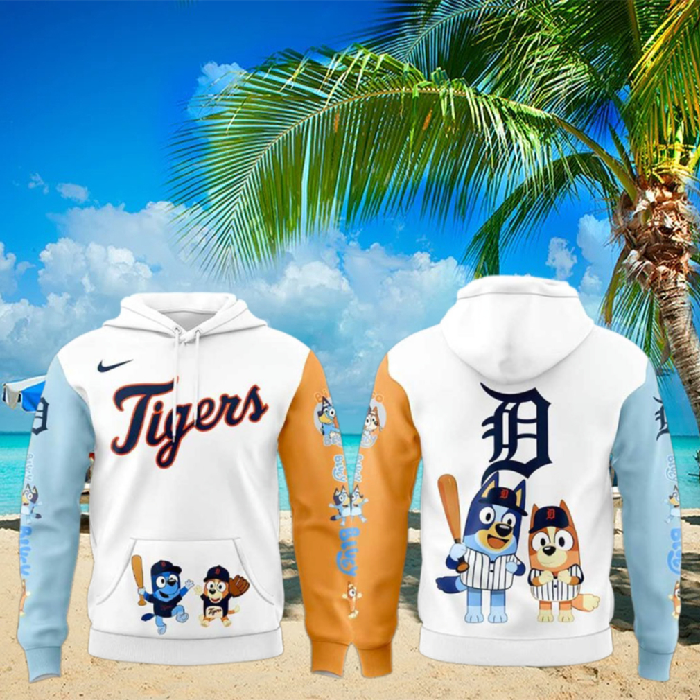 Detroit Tigers Bluey and Bingo For Fans Beautiful Hoodie Detroit Tigers Bluey and Bingo For Fans Beautiful Hoodie
