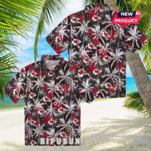 Kansas City Chiefs Palm Pattern Hawaiian Shirt