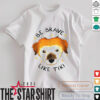 Dog be brave like tiki shirt