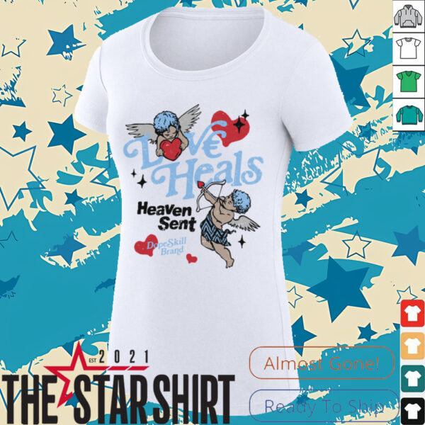 DopeSkill Love Heals Graphic T Shirt