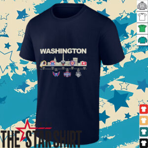 Washington D.C Sports History City of Champions shirt