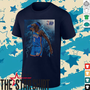 Shai Gilgeous Alexander Oklahoma City Thunder 2025 NBA Basketball cartoon shirt