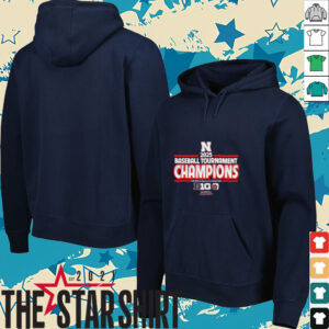 Nebraska Huskers 2025 Big Ten Baseball Conference Tournament Champions shirt