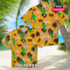 Flamingo Foliage Burgundy Washington Commanders Hawaiian Shirt