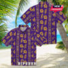 Framed Floral Minnesota Vikings Purple Hawaiian Shirt