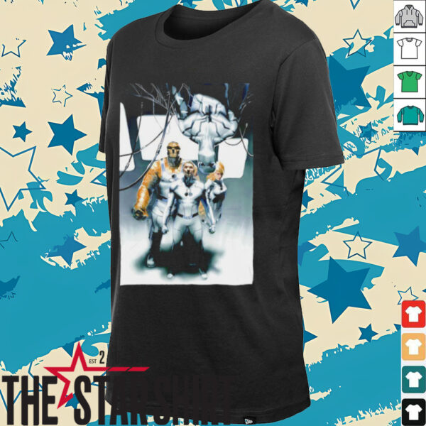 Future Foundation Mr. Fantastic Invisible Woman the Thing and Spider Man shirt
