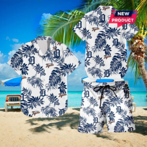Detroit Tigers Beach Outfit Hawaiian Shirt