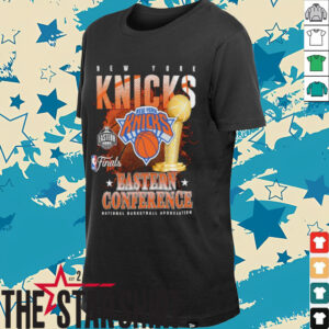 New York Knicks 2025 NBA Eastern Conference Finals trophy shirt