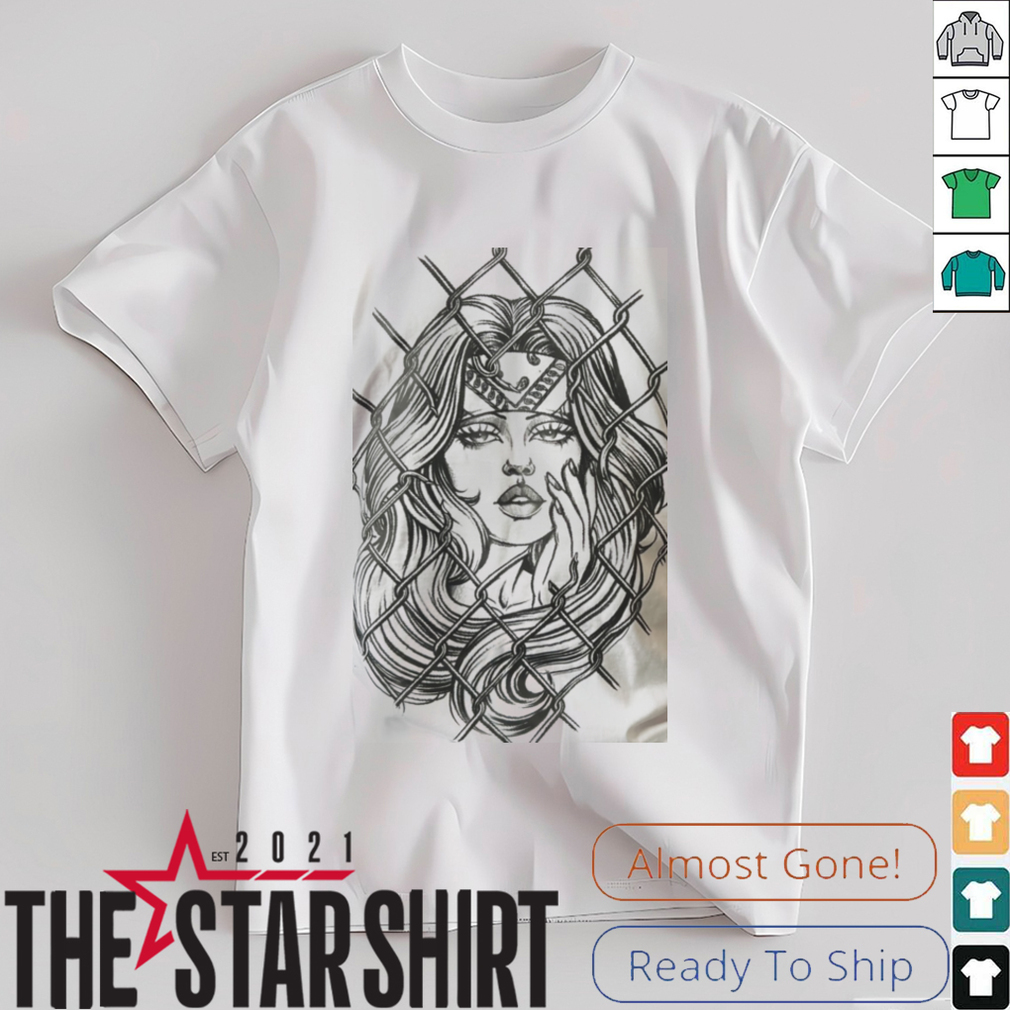 Gangster Girl Behind Fence T Shirt Gangster Girl Behind Fence T Shirt