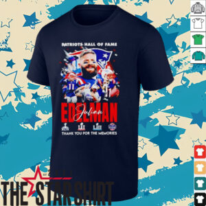 Patriots Hall of Fame Julian Edelman New England Patriots thank you for the memories shirt